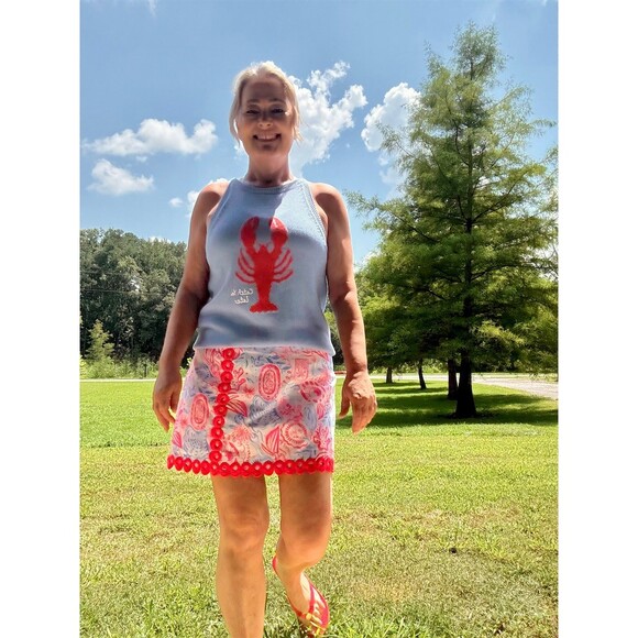 Lilly Pulitzer Michelina Mini Skort Womens Size 12 Lil Sun Sea Sand Pink - Picture 6 of 10